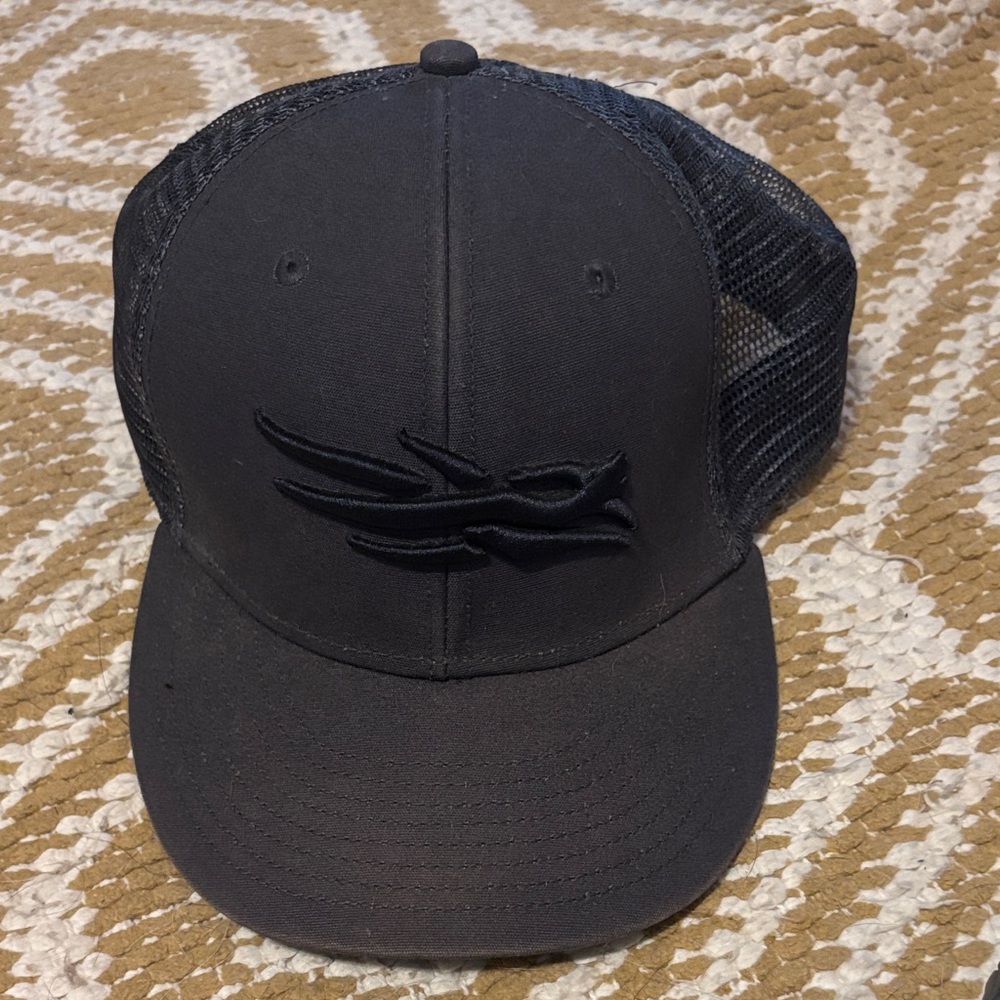 Men's Black Mesh Back Trucker Hat - Unbranded